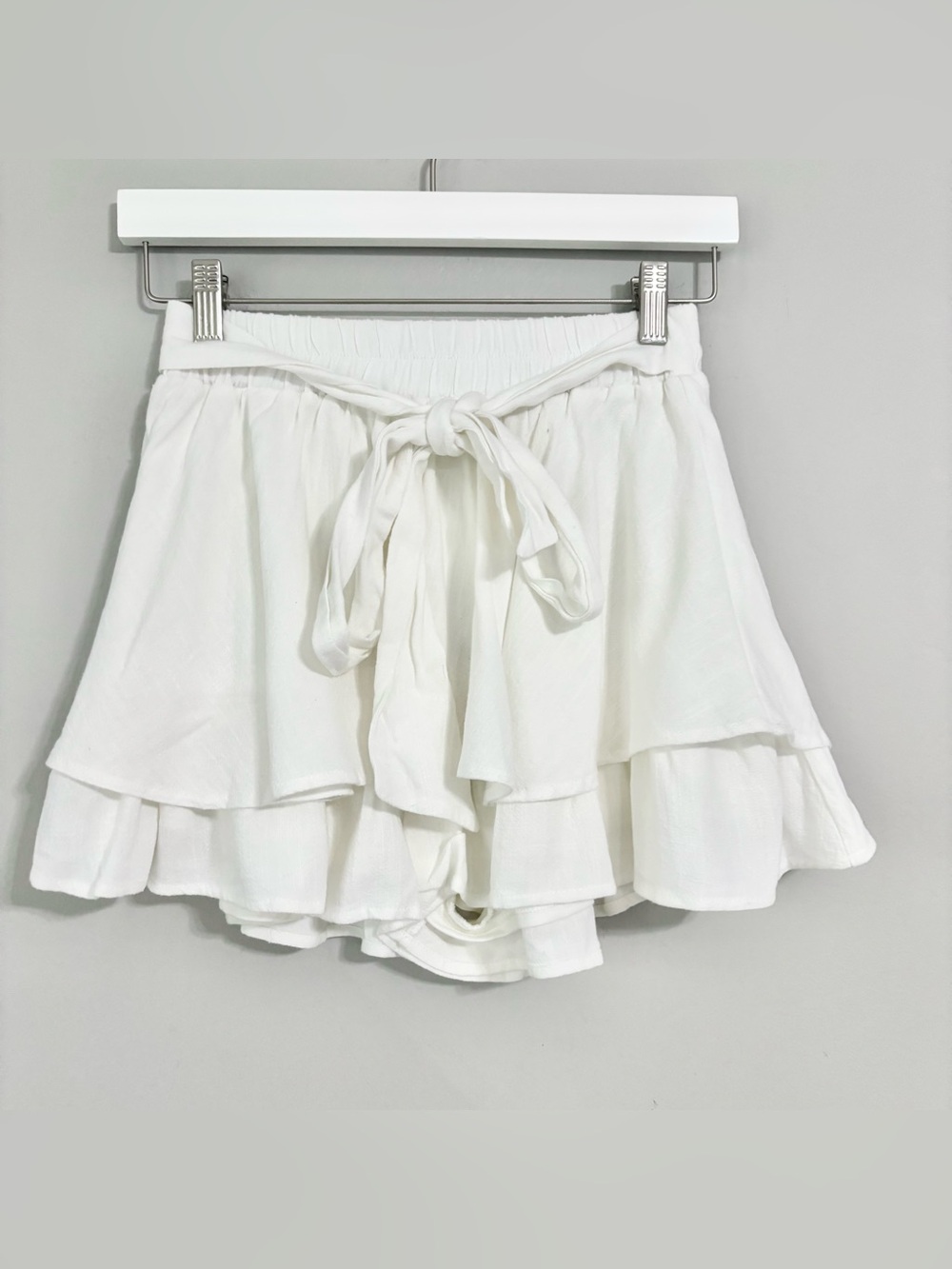 Altar’d State Off White Cream Flowy Mini Skirt